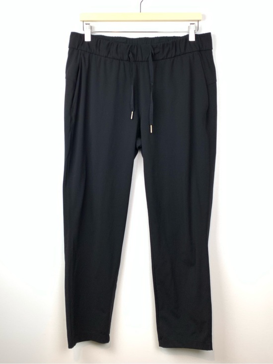 lululemon athletica Pants - Lululemon On The Fly Pant Womens Sz 10 Black Gym Drawstring Athleisure Pockets